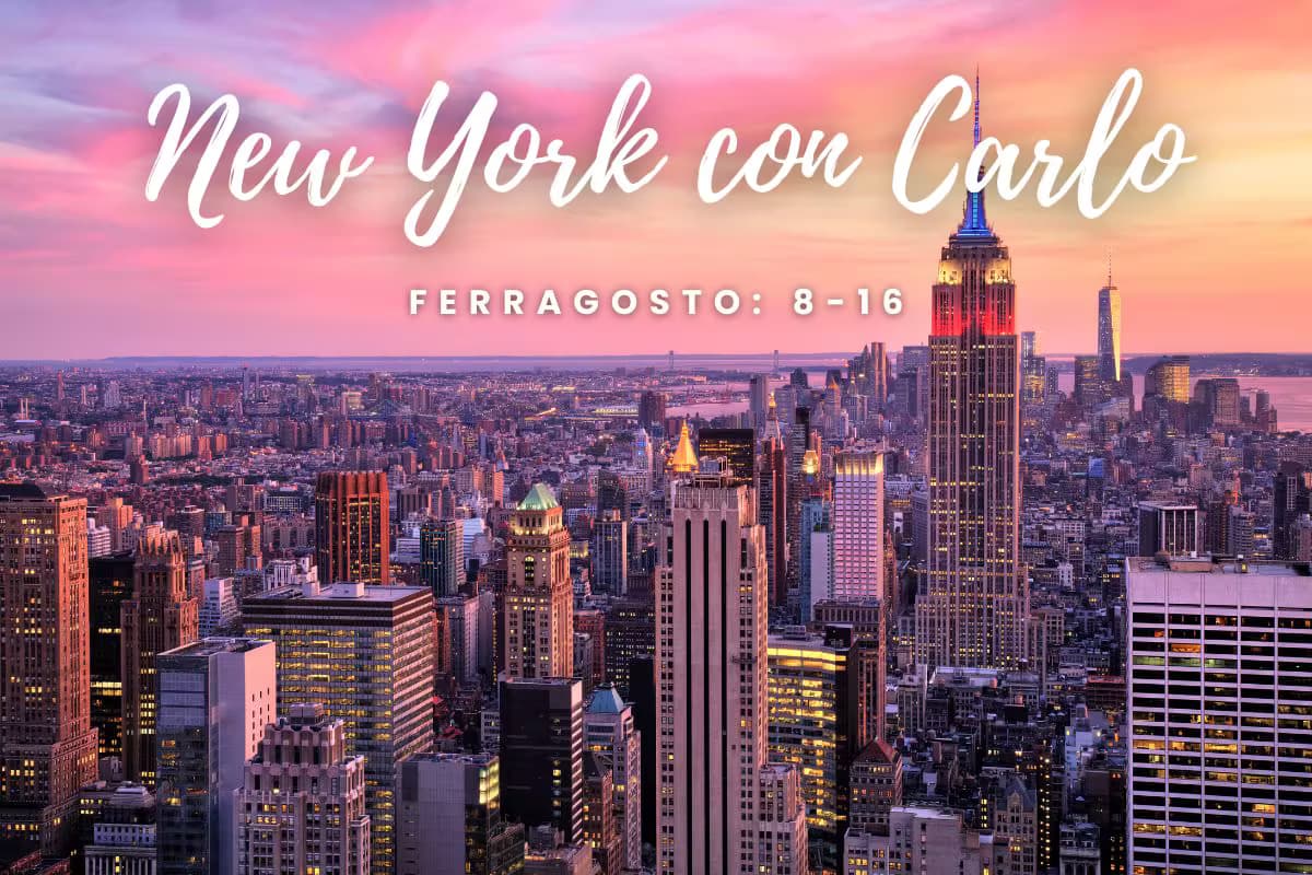 Viaggio organizzato New York con Carlo Ferragosto