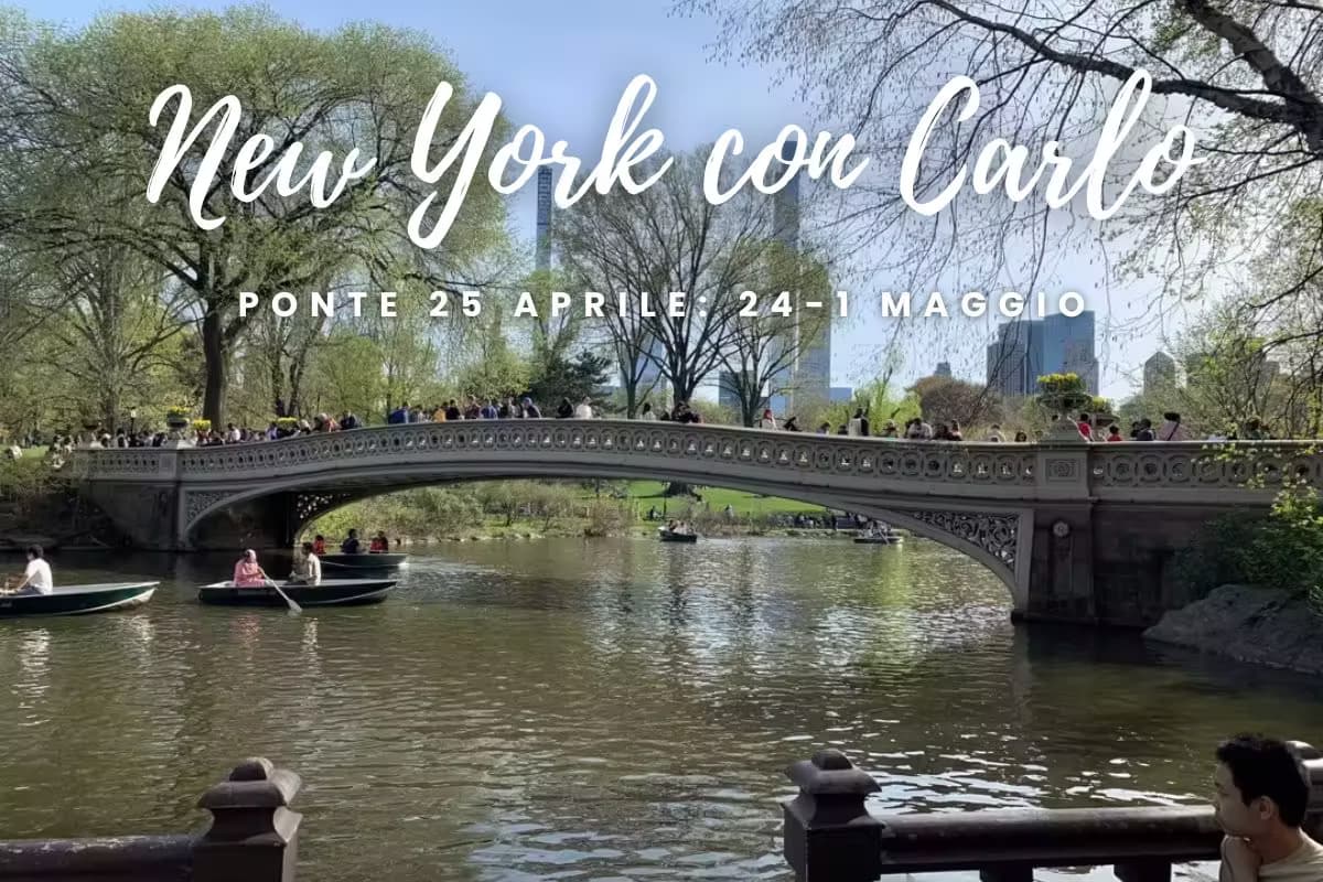 Viaggio organizzato New York con Carlo ponte del 25 aprile