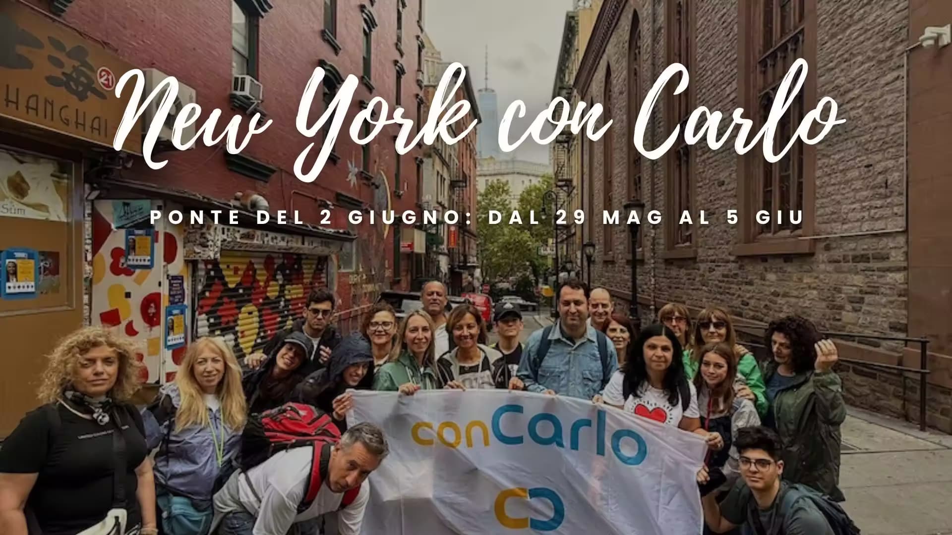 Viaggio organizzato New York con Carlo a maggio