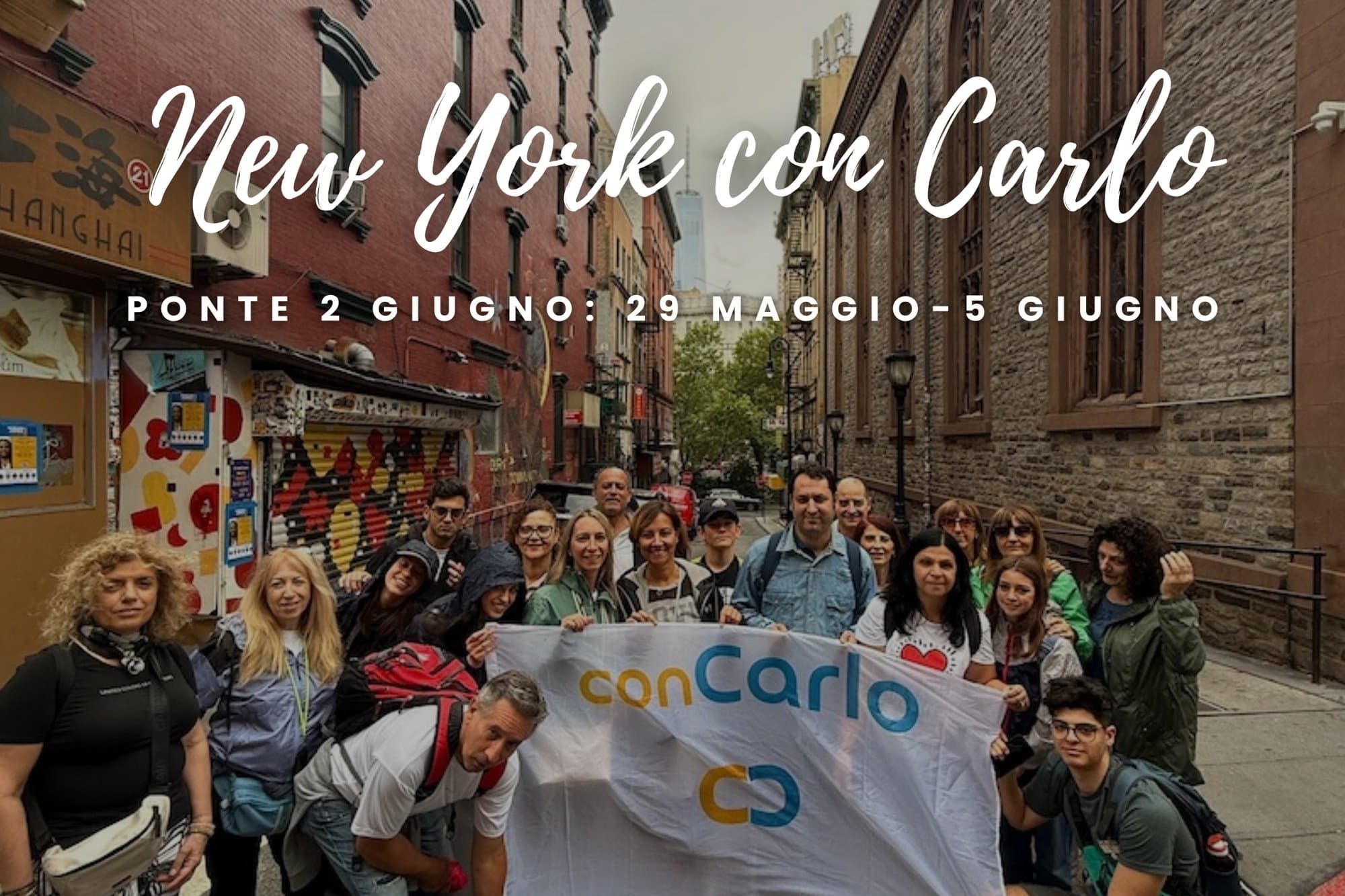 Viaggio organizzato New York con Carlo a maggio