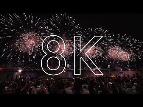 Macy's 4th Of July Fireworks NYC  in 8K,  July 4 2022