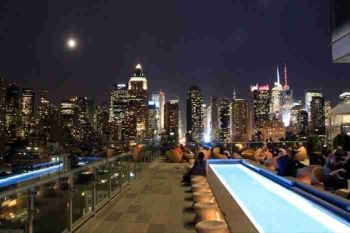 Rooftop The Press Lounge at Kimpton Ink48 Hotel