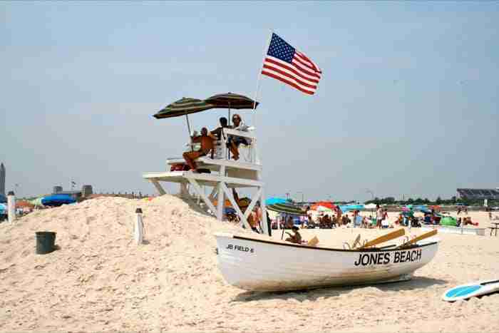 La spiaggia di Jones Beach a Long Island