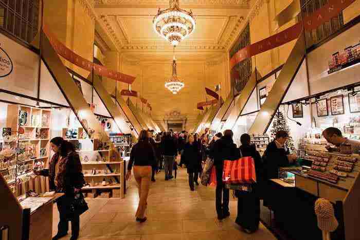 Mercatino di Natale alla Grand Central Terminal, New York