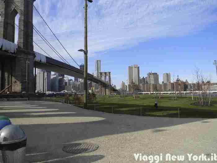 Il ponte di Brooklyn e il Brooklyn Bridge Park