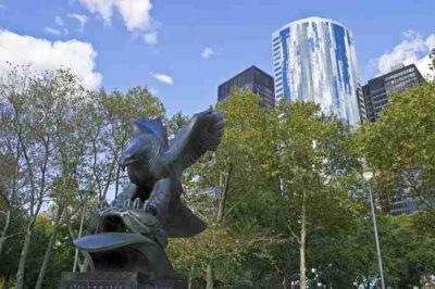 Battery Park us navy american eagle