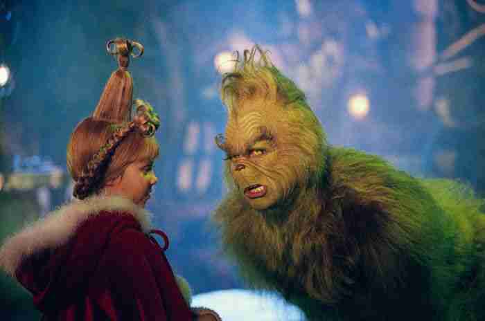 Una scena del Grinch con Jim Carrey