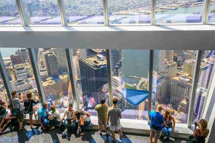 Vista dall'osservatorio del One World Trade Center