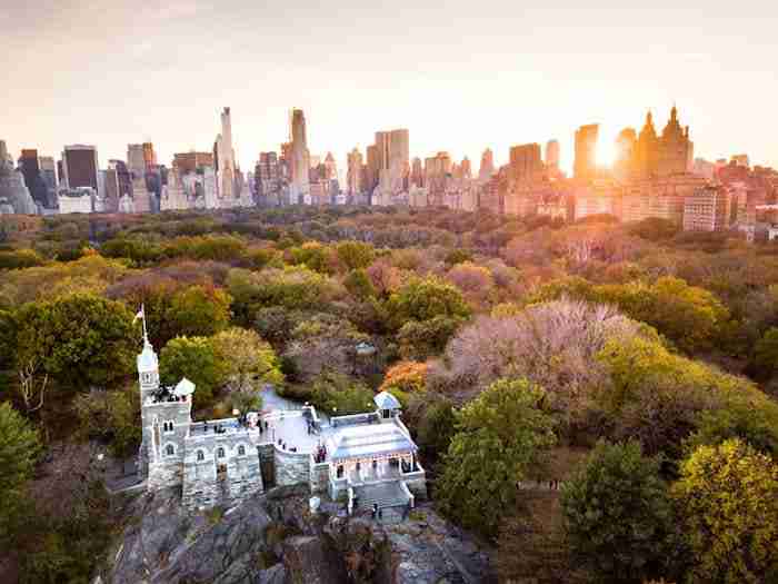 La zona del Belvedere Castle