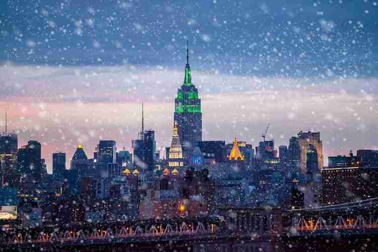 Neve a New York