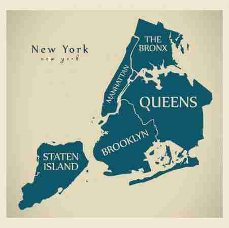 I 5 distretti di New York