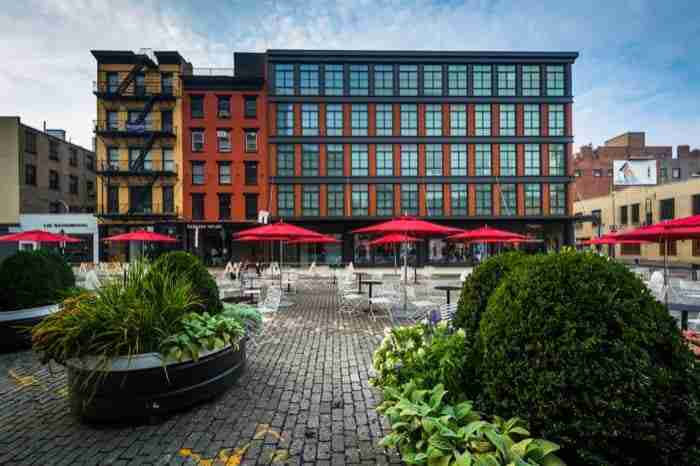 Un bel giardino nel Meatpacking District