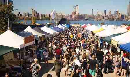 Food market Smorgasburg a Brooklyn