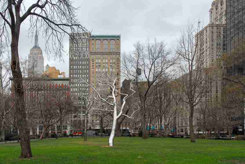 Un'installazione nel Madison Square Park