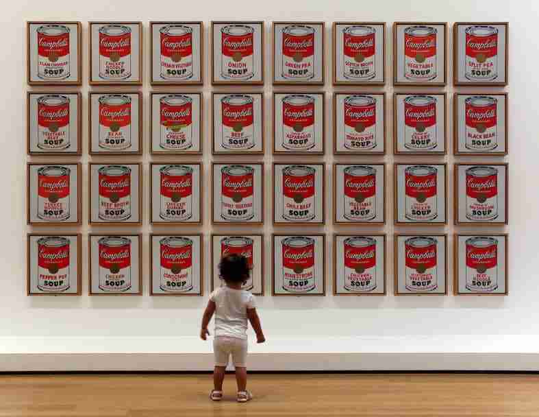 Campbell’s Soup Cans. Una famosa opera di Andy Warhol al MoMA