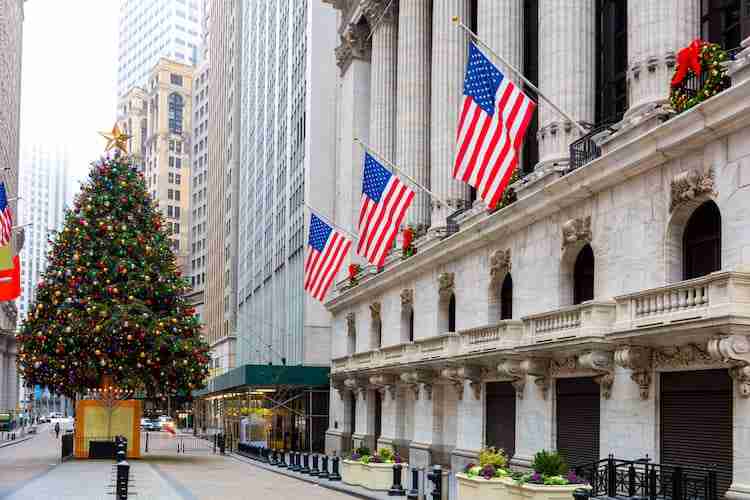 L'albero di Natale a Wall Street