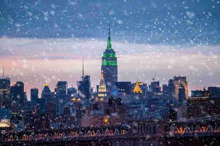 Neve a New York