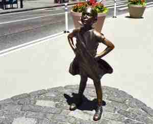 Fearless girl, New York