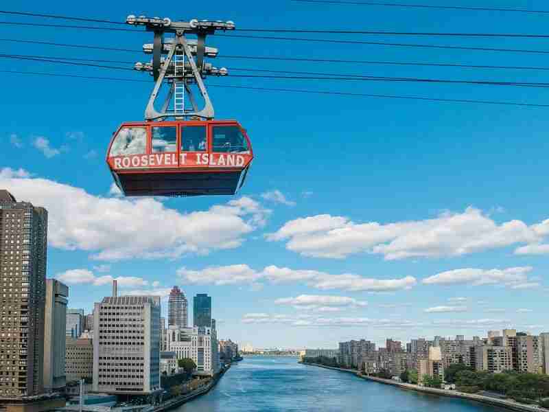 La funivia per la Roosevelt Island, New York