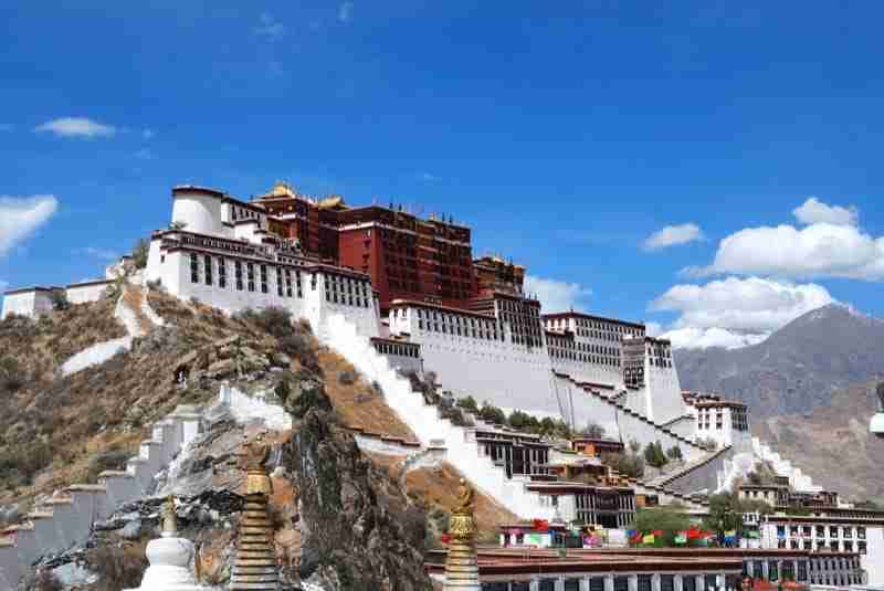 Potala palace in Lhasa, Tibet