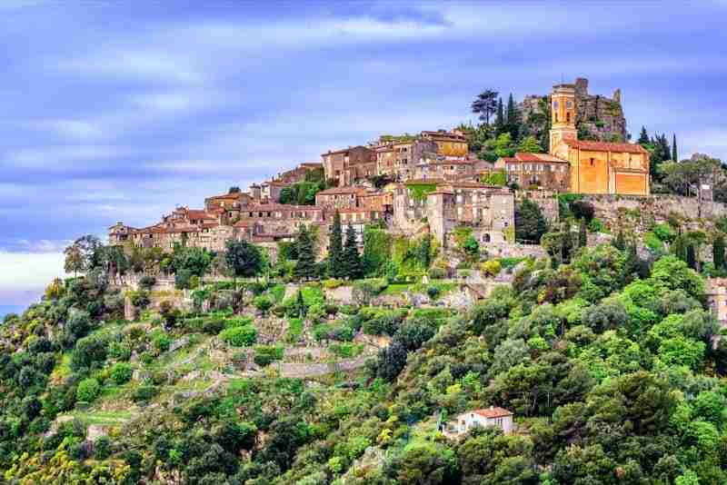Il Villaggio Eza nella zona di Nizza, Provenza-Costa Azzurra