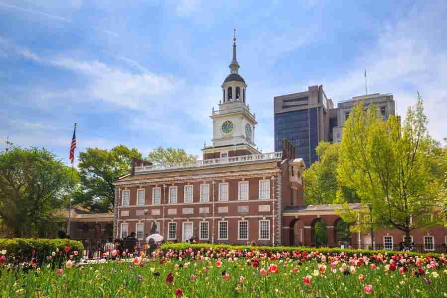 Independence Hall, Philadelphia in Pennsylvania