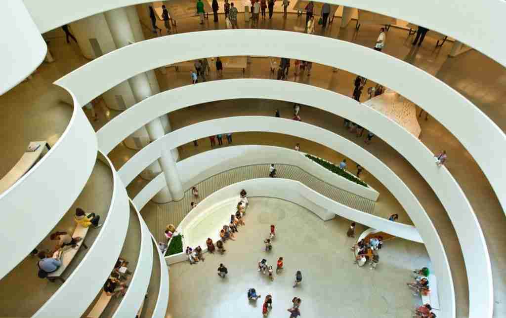 L'atrio del Guggenheim Museum di New York
