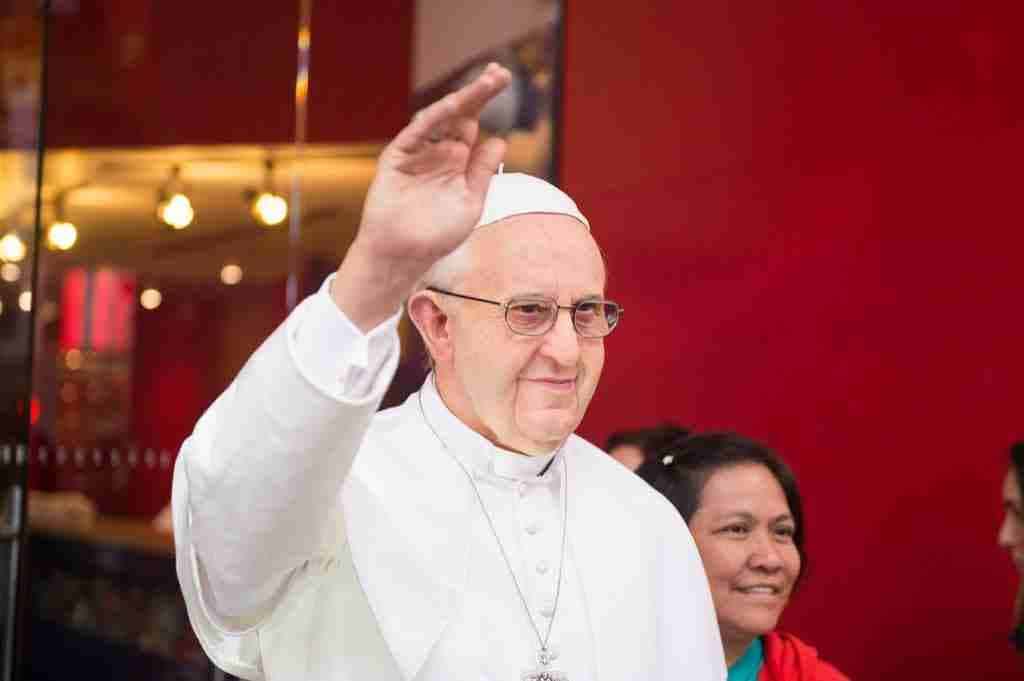 Papa Francesco nel Museo delle cere di Madame Tussaud, Times Square, New York City