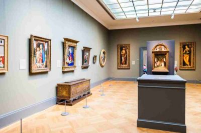Parte del Metropolitan Museum dedicata ai pittori europei, New York