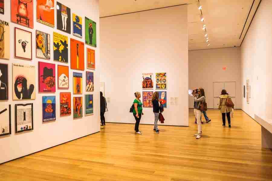 Opere al museo di Arte Moderna di New York