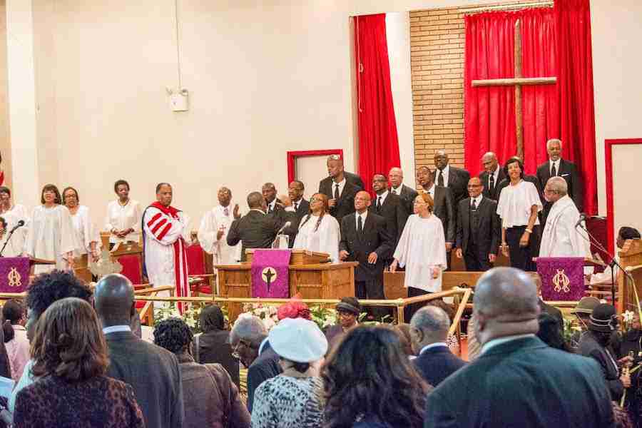 Il coro Gospel della Chiesa Canaan a Harlem, New York