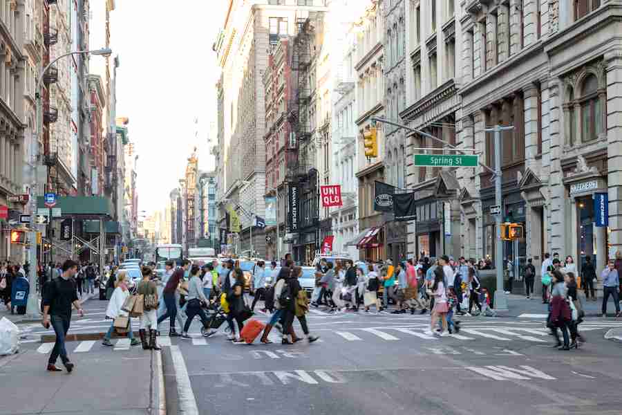 La Broadway a SoHo, New York