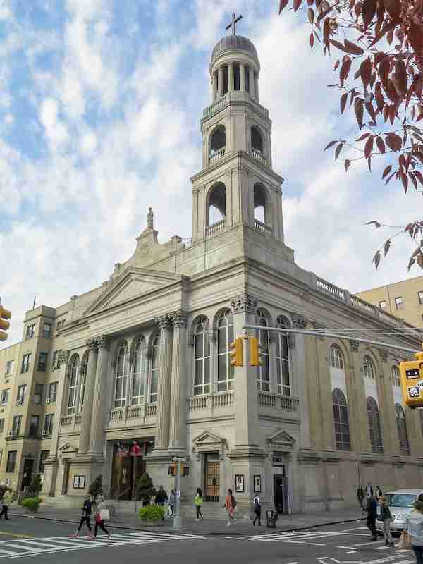 La bellissima Chiesa Our Lady of Pompei, Greenwich Village New York