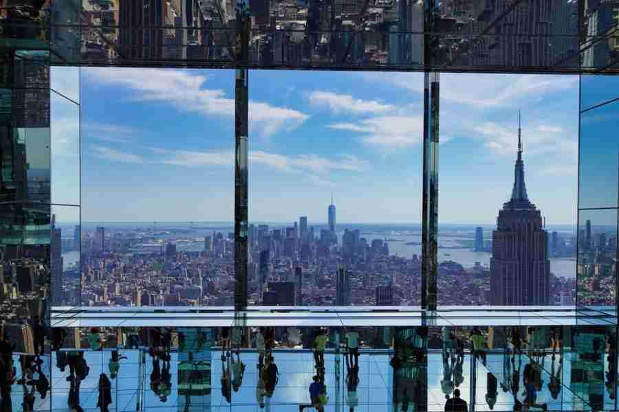 Vista dall'osservatorio del Summit One Vanderbilt, New York