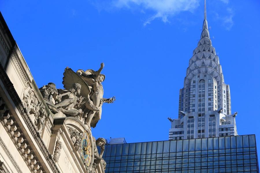 Il Chrysler Building e la Grand Central Terminal