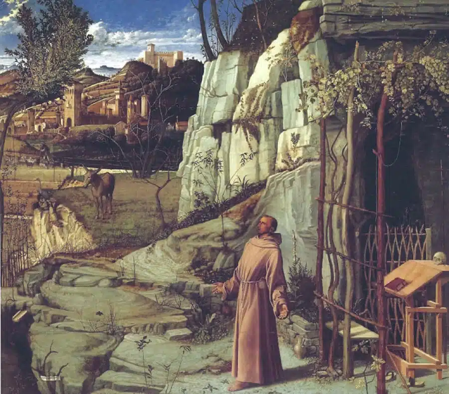 San Francesco nel deserto – Giovanni Bellini