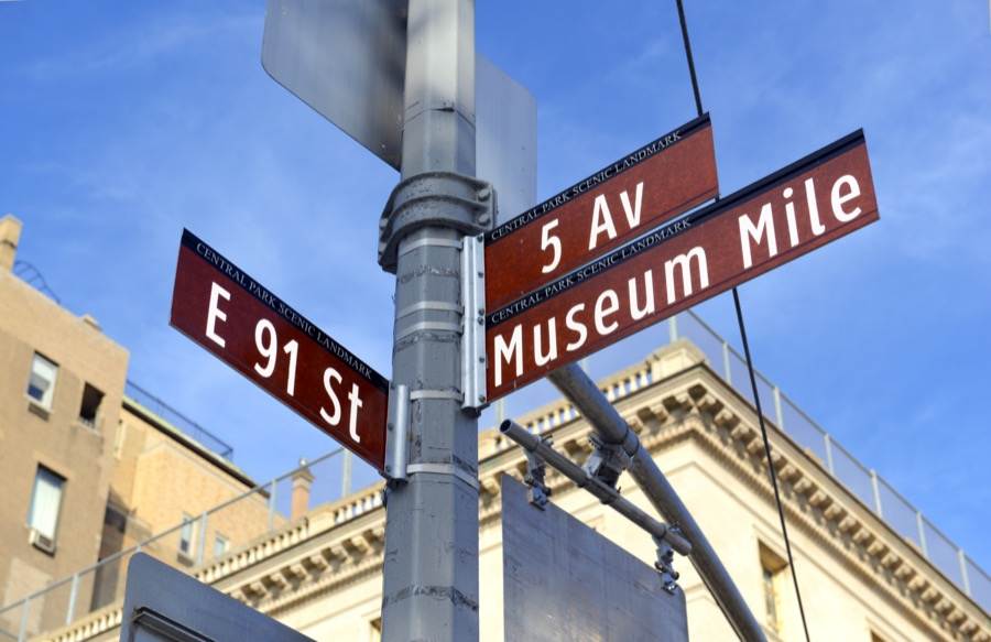 La 5th Avenue nell'Upper East Side prende il nome di Museum Mile