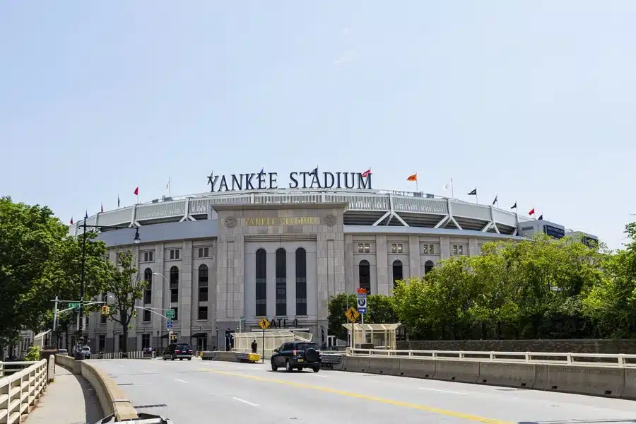 Lo Yankee Stadium si trova nel quartiere Concourse, Bronx