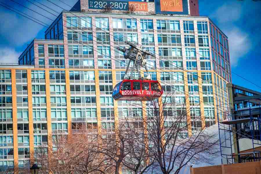 Dalla funivia di Roosevelt Island si possono scattare delle bellissime foto