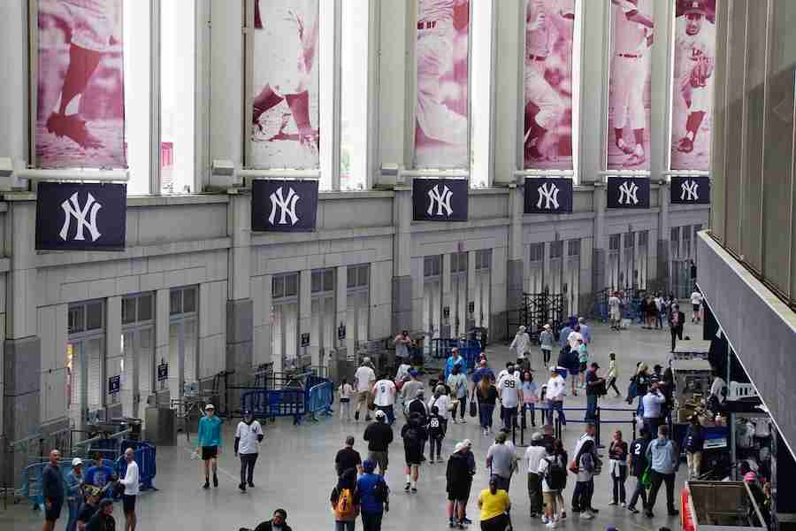 All'interno dello Yankee Stadium
