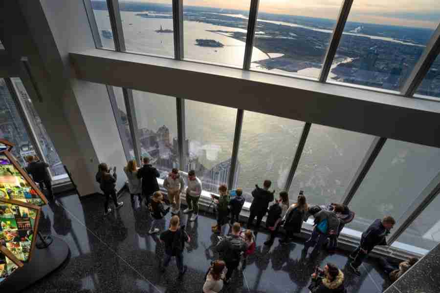 Vista dall'osservatorio del One World Trade Center
