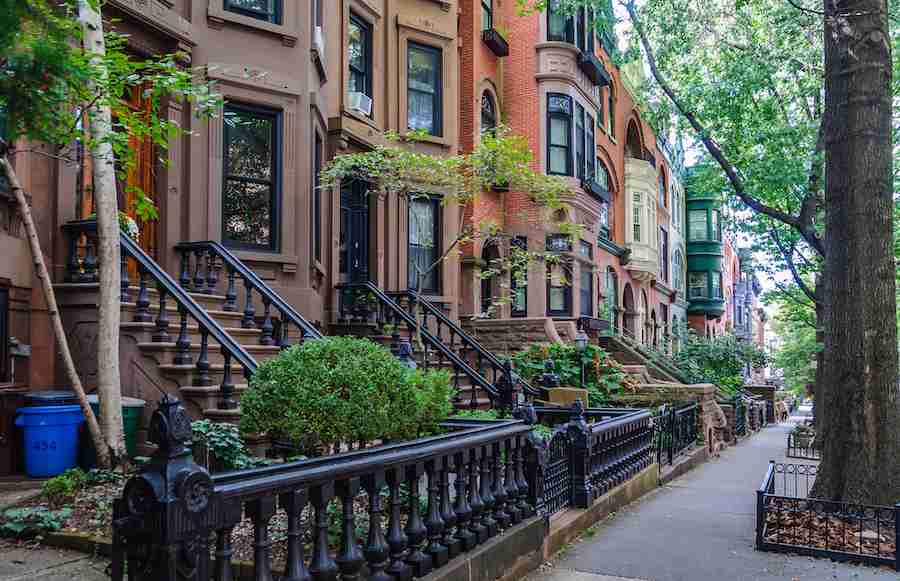 Park Slope a Brooklyn offre delle bellissime strade in cui passeggiare