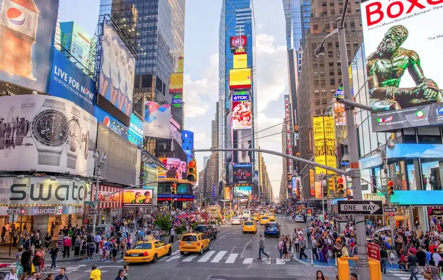 Times Square è il centro della città