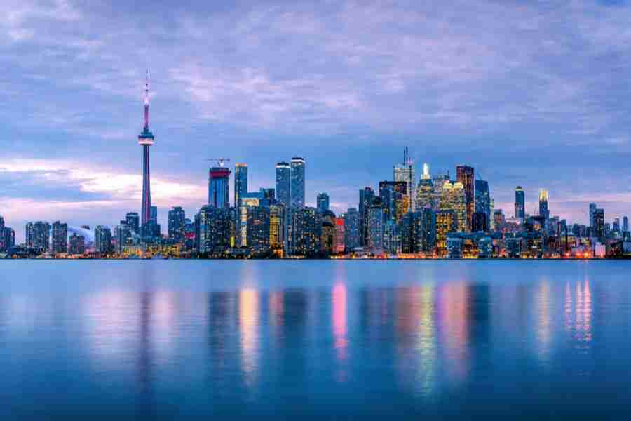 Lo spettacolare skyline di Toronto