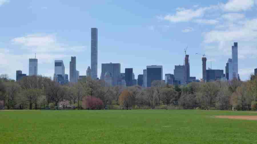 Vista da Sheep Meadow a Central Park