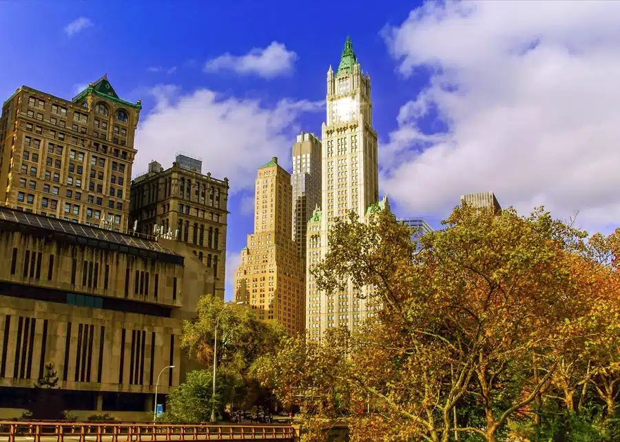 Il Woolworth Building è uno degli edifici storici di Lower Manhattan