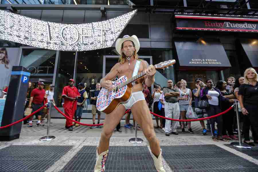 Il famoso cowboy di Times Square