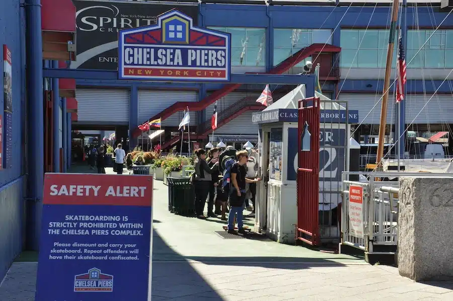 Il complesso sportivo e d'intrattenimento Chelsea Piers, New York