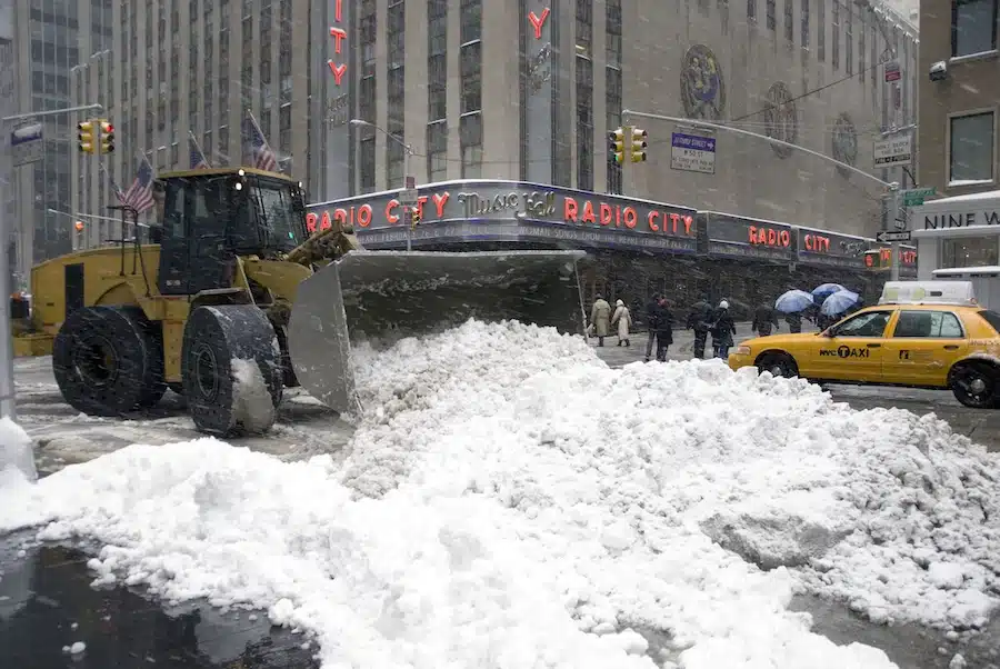 Il clima in inverno a New York