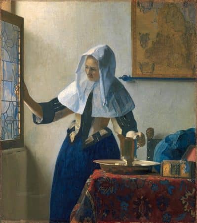 Woman with a Water Jug di Vermeer si trova al Metropolitan Museum